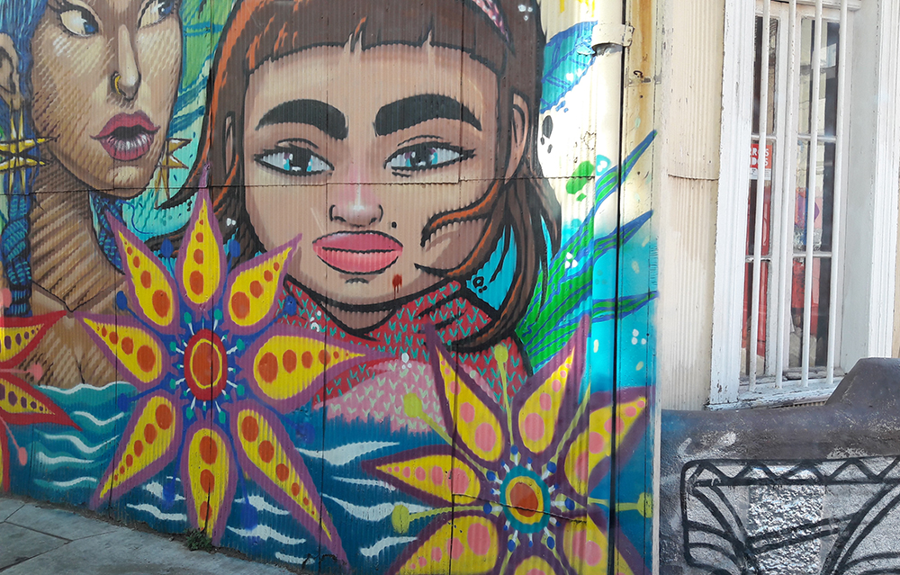 grafite em Valparaiso