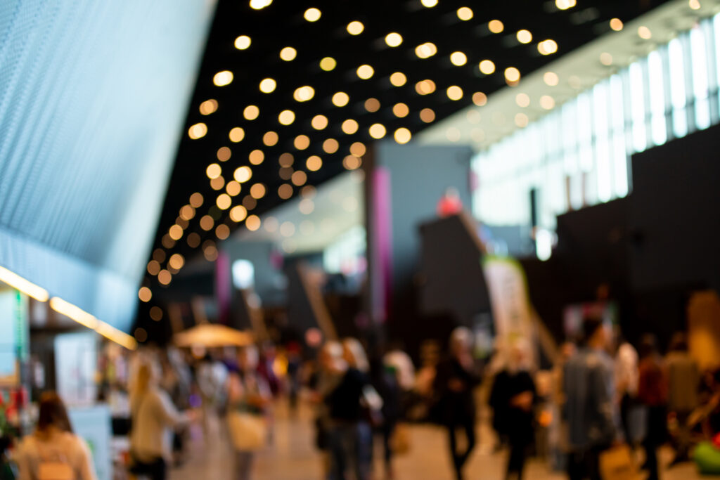 blurred crowd of people in modern interior during 2023 11 27 04 56 18 utc