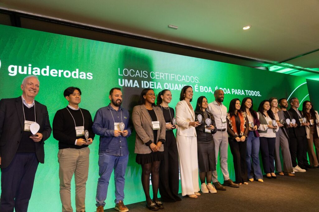 Reconhecimento aos locais certificados e a conquista da Certificação Guiaderodas Ouro